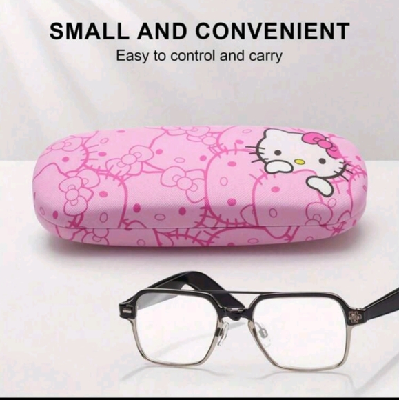 Hello Kitty Pink Hard Glasses Case (New Listing) - Picture 4 of 7